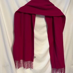 Enzo Mantovani OS Fringed Fusion Scarf. 70/30 Wool/Cashmere.